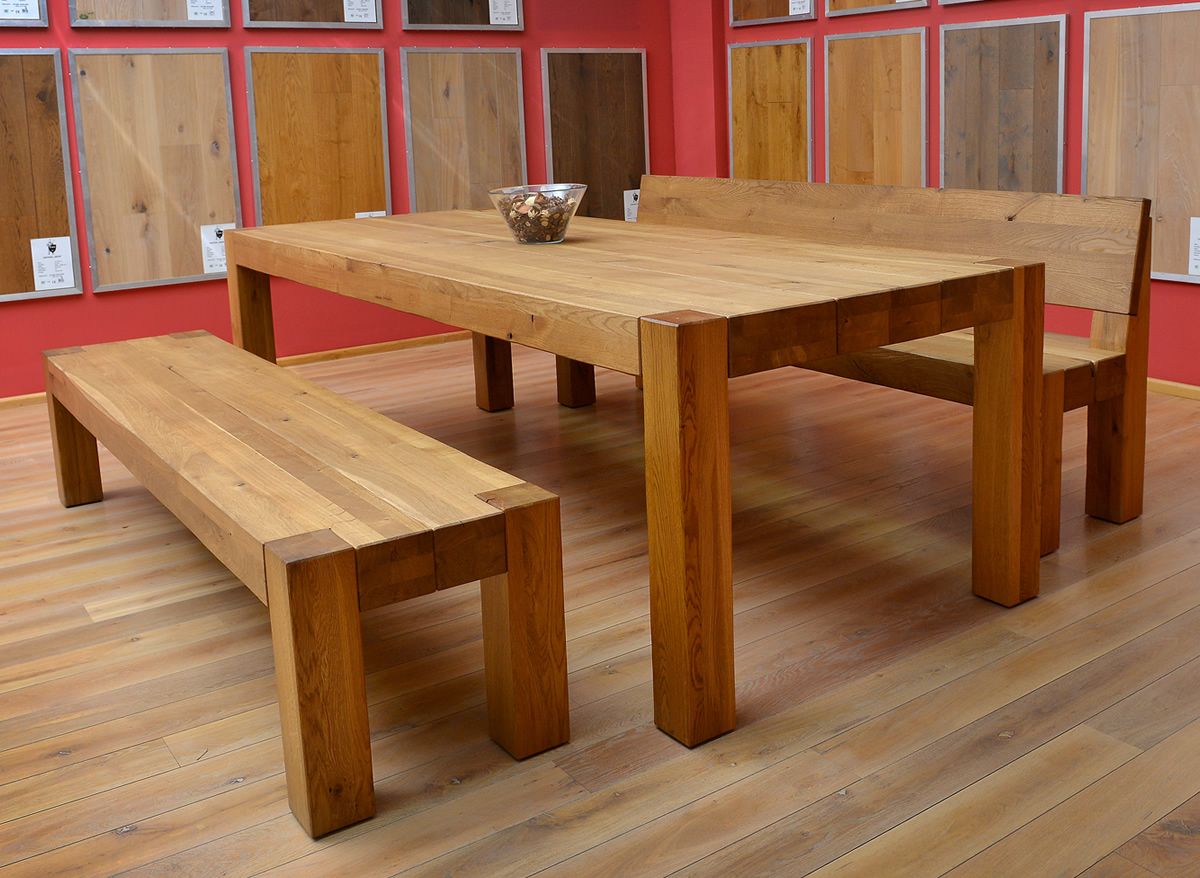 Masivní dubový stůl Gasthaus